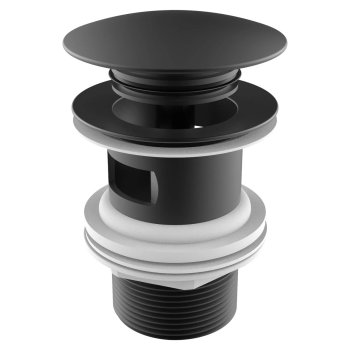 Ventil click-clack ROCA Aqua, Ø 65 mm, negru titan periat